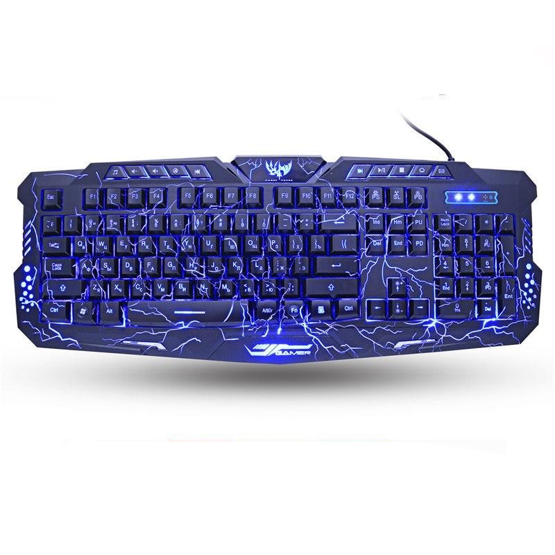 LED 3 Color Gaming Keyboard