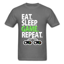 Load image into Gallery viewer, Eat Sleep Game Repeat T-Shirt
